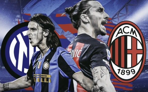 米兰德比大战，AC米兰取胜国际米兰