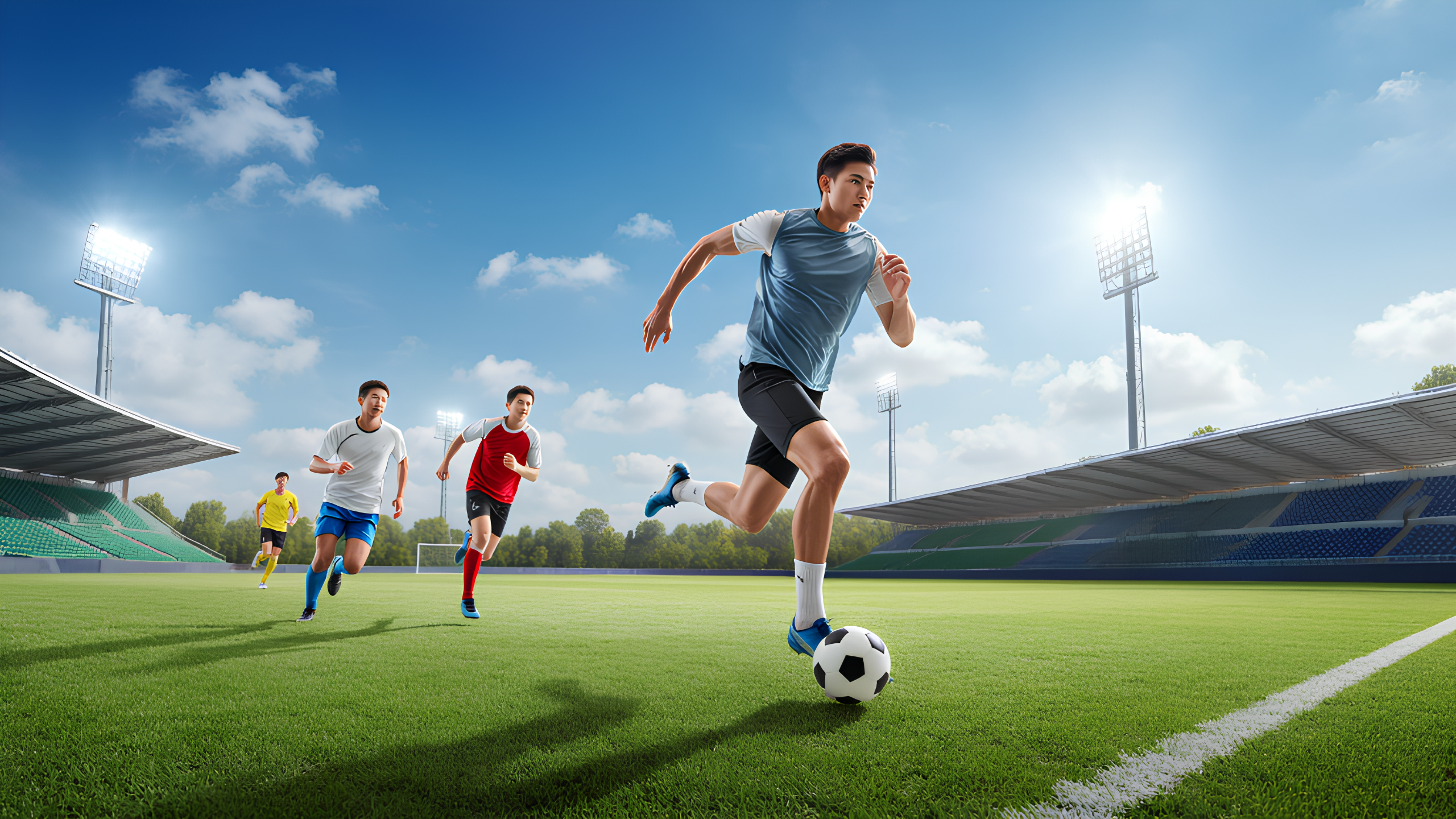 足球赛场精彩纷呈激情澎湃 足球赛场精彩纷呈激情澎湃